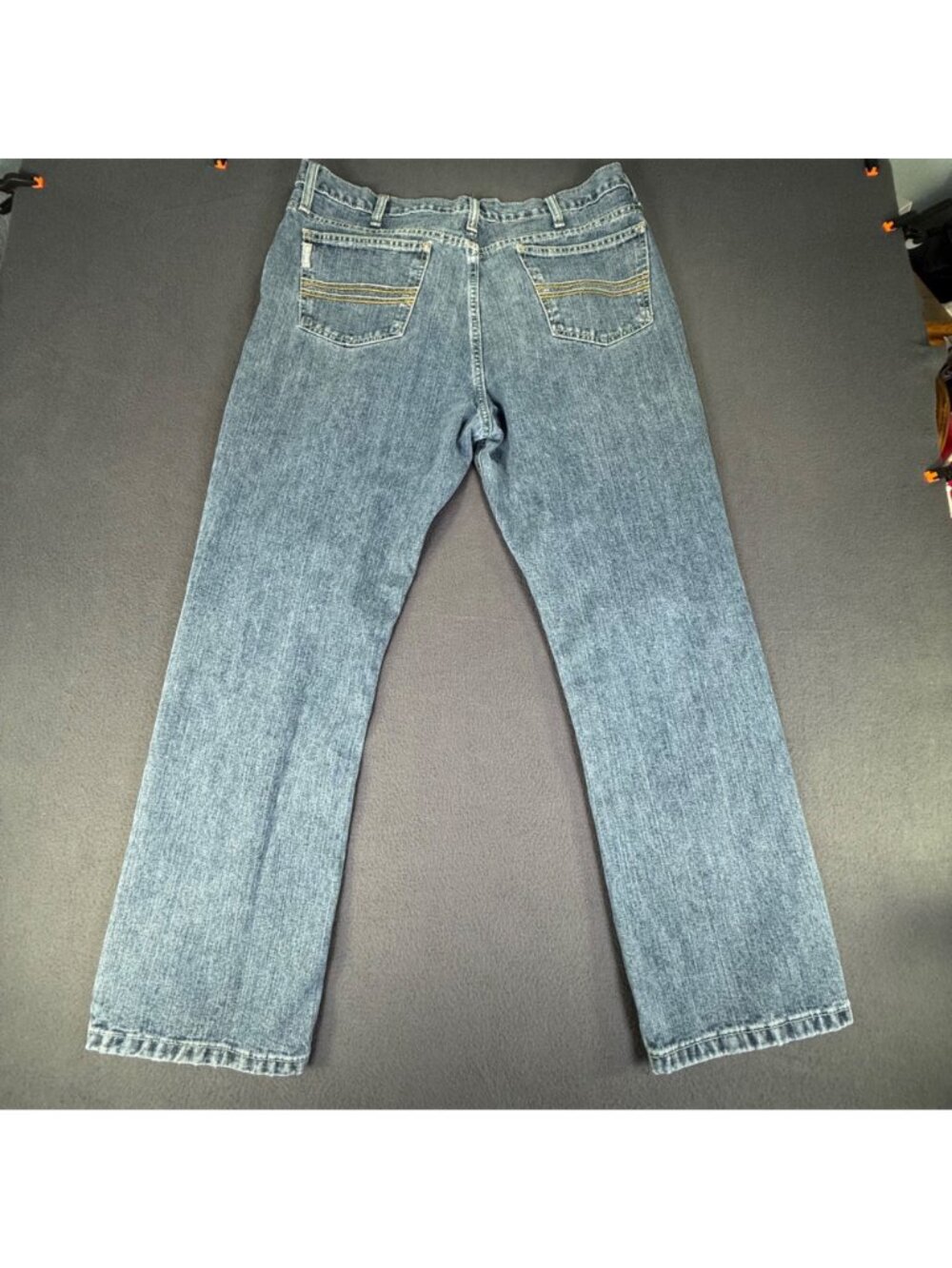 Cinch Silver Label Jeans Mens 36x30 Slim Straight MB98034 Western Rodeo Workwear - Picture 3 of 10